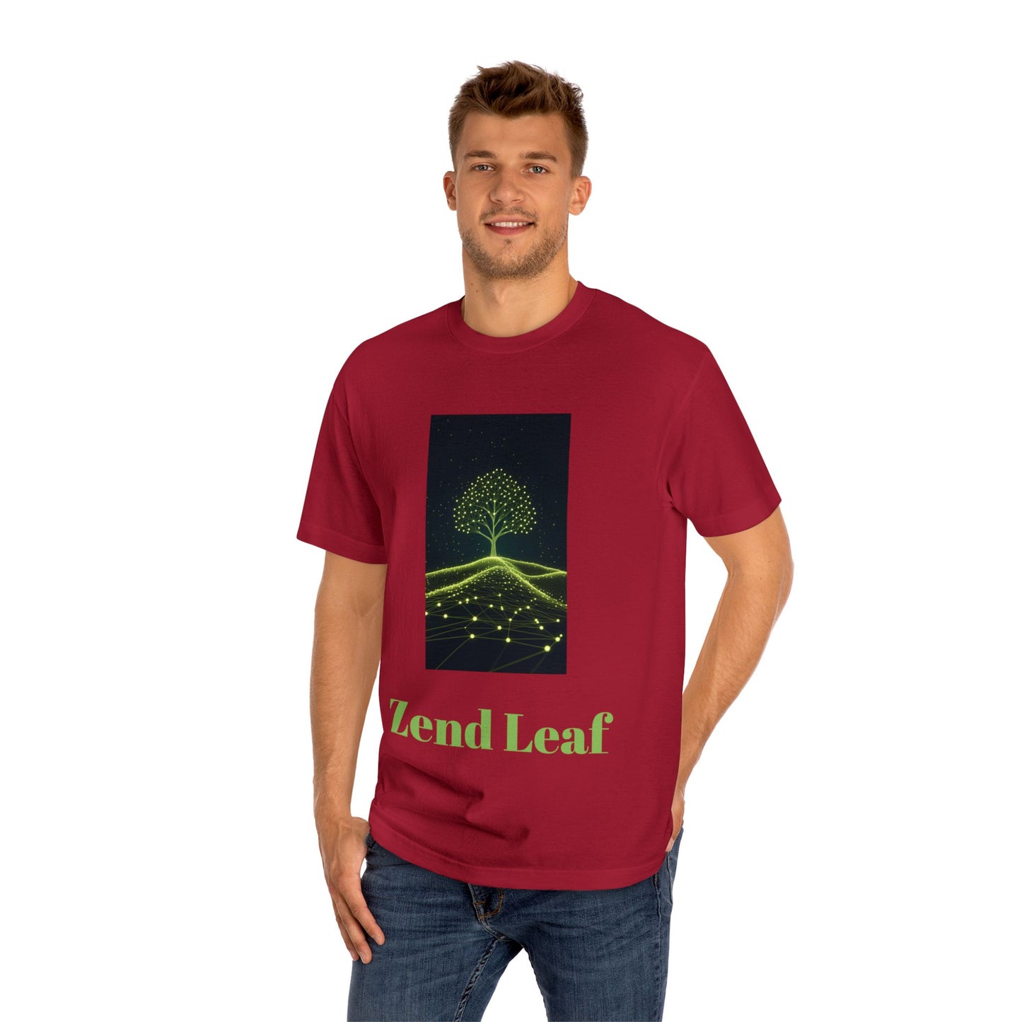 Zen Leaf Unisex Classic Tee - Relaxing Nature-Inspired Shirt